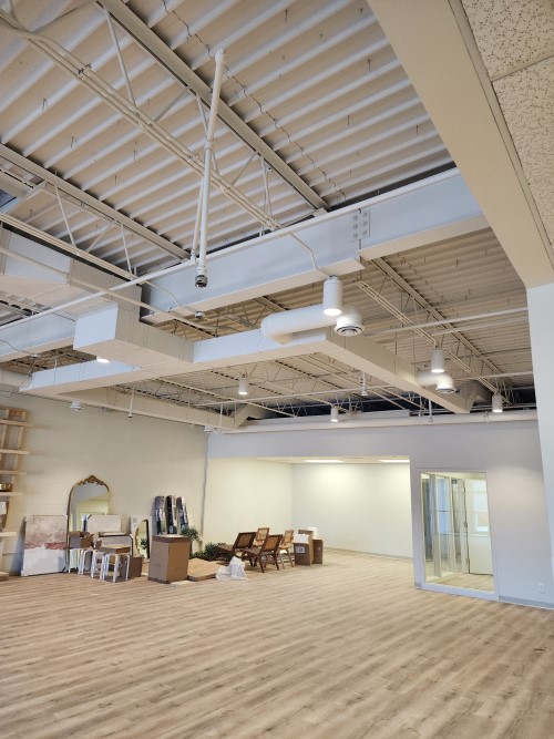 Commercial Open Beamed Ceiling Restoration